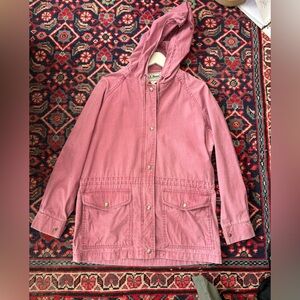 Vintage Made in America LL Bean Cotton Raincoat Spring Coat Size Medium